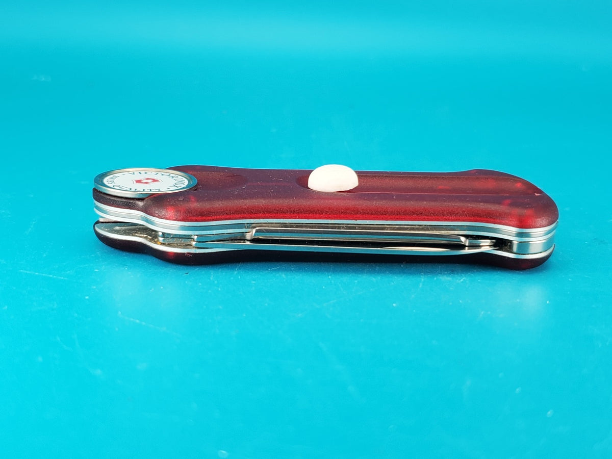 Victorinox Golf Tool Swiss Army Knife! Red Translucent! *GOLDENSTATE*