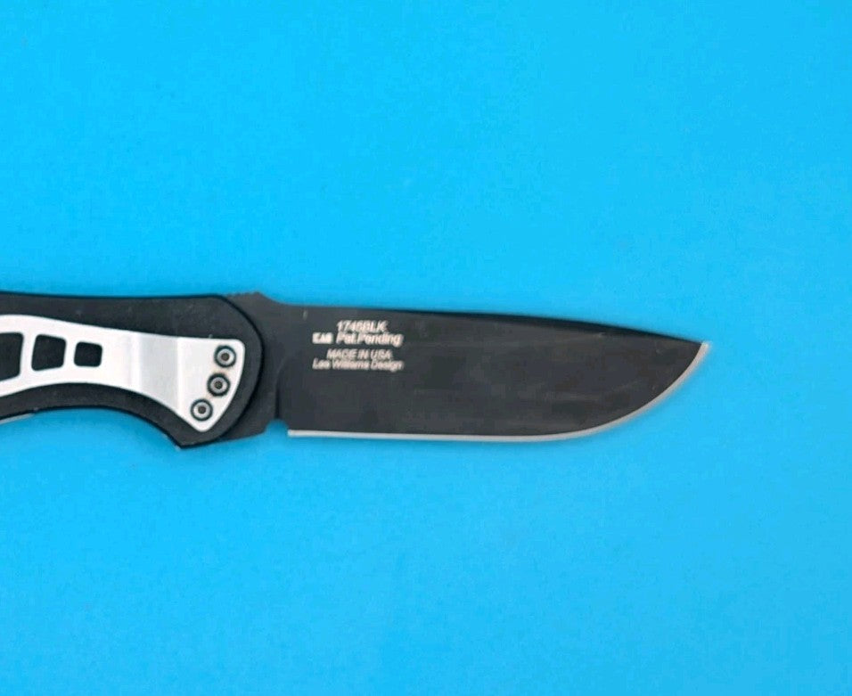 KERSHAW 1745BLK ENER-G2 BLACK LEE WILLIAMS DESIGN FLIPPER OPEN POCKET KNIFE!