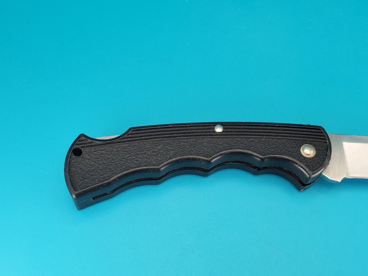 Buck USA 422 Bucklite Black Finger Groove Handle Lockback Knife! 1987 DATE