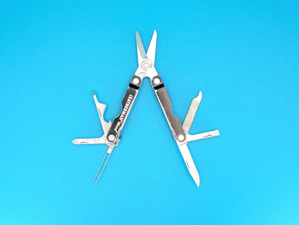 Leatherman Micra Multi-Tool Knife Scissors Key Ring! MIXED COLORS! LOT OF 5!