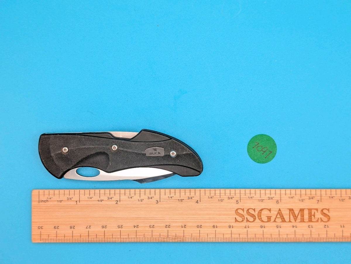 Buck Knife USA Fluid 289 Discontinued Drop Point 3” 420HC Satin Mid-Lockback!