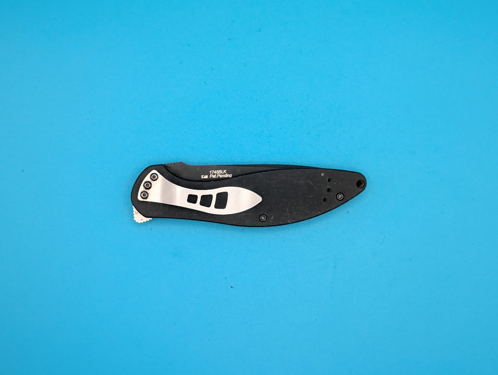 KERSHAW 1745BLK ENER-G2 BLACK LEE WILLIAMS DESIGN FLIPPER OPEN POCKET KNIFE!