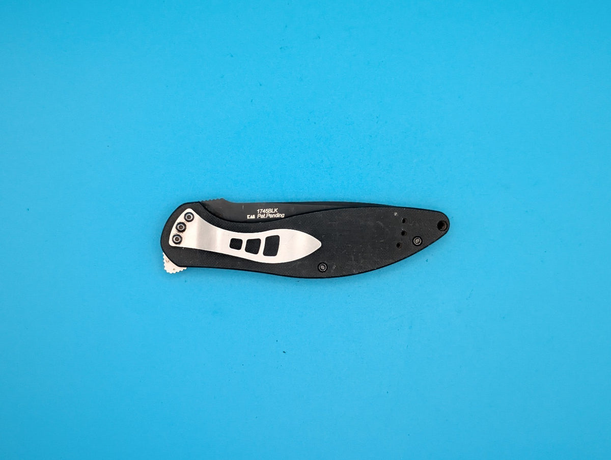 KERSHAW 1745BLK ENER-G2 BLACK LEE WILLIAMS DESIGN FLIPPER OPEN POCKET KNIFE!