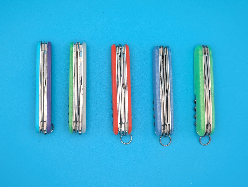 Custom Victorinox Glow in the Dark Swiss Army Knife Multi Tool! LOT OF 5!