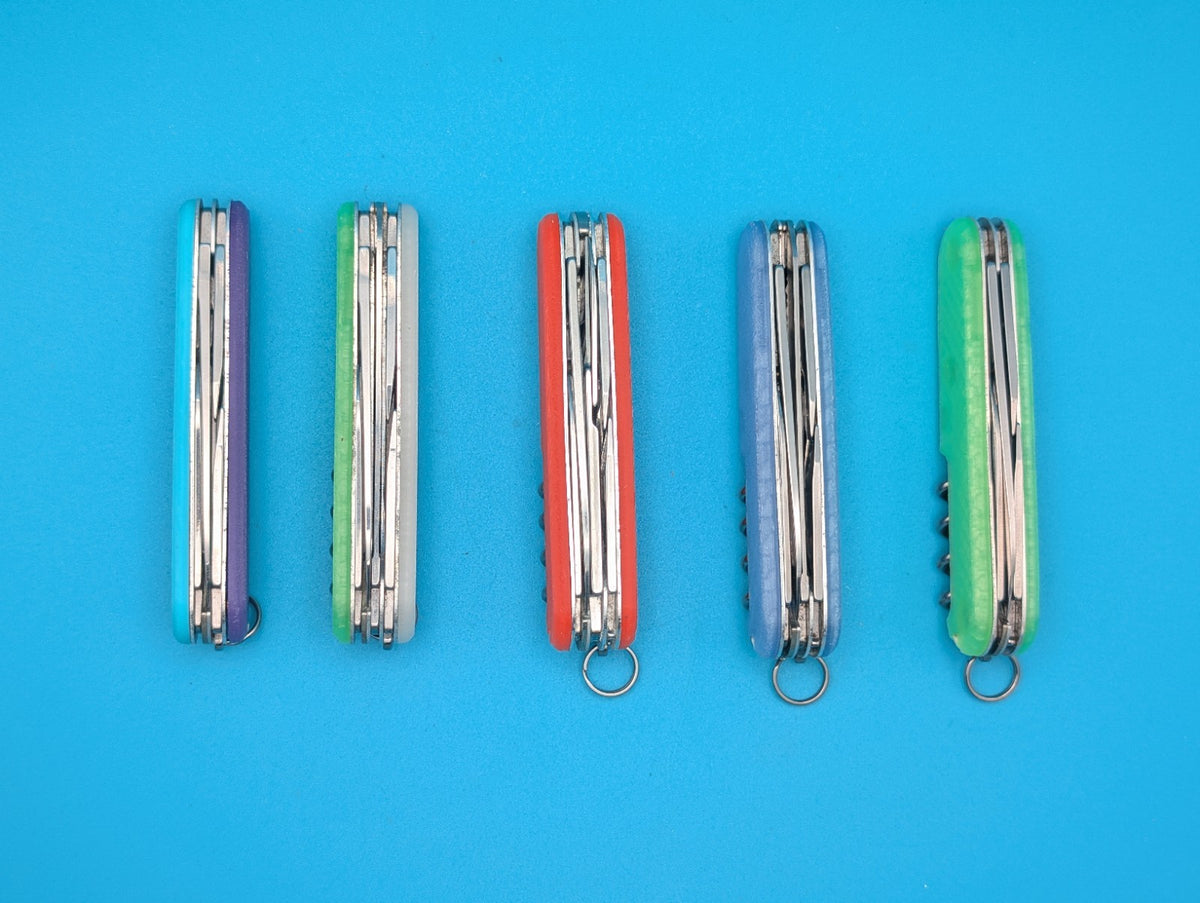 Custom Victorinox Glow in the Dark Swiss Army Knife Multi Tool! LOT OF 5!