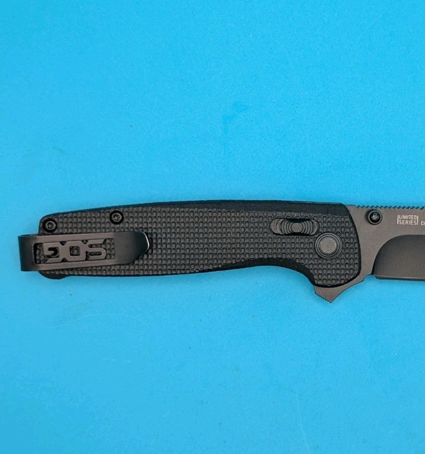 Sog Terminus XR 2.95" D2 Steel Blade Folding Knife! Black!