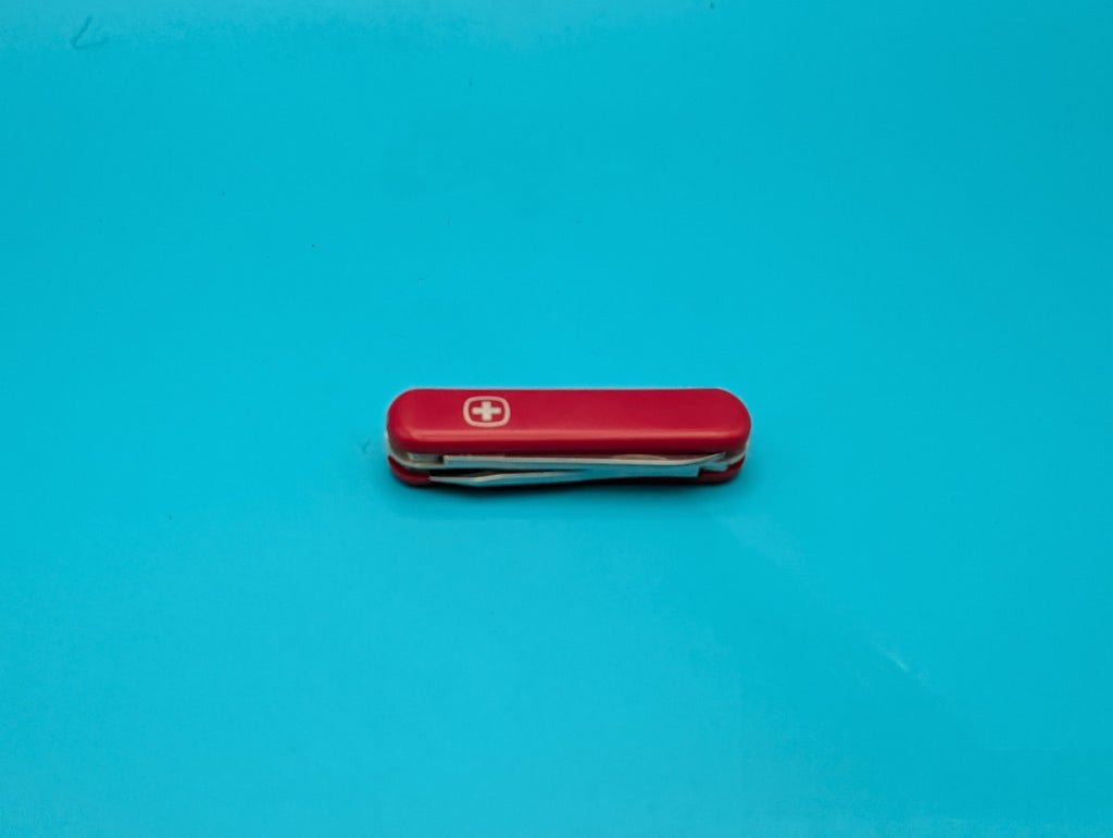 Vintage Wenger Pocket Tool Chest 65mm Red Swiss Army Knife Multi Tool!