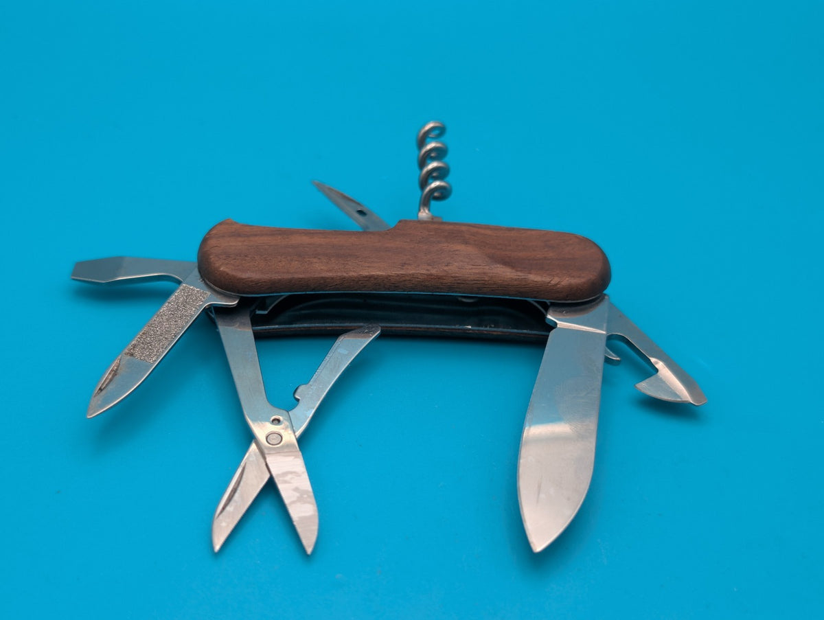Victorinox Delemont EvoWood 14 85mm Swiss Army Knife Multi-Tool! *THOMAS GIMBER*
