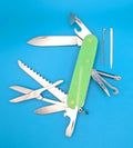 Custom Victorinox Fieldmaster Firefly Green Glow in the Dark Swiss Army Knife!