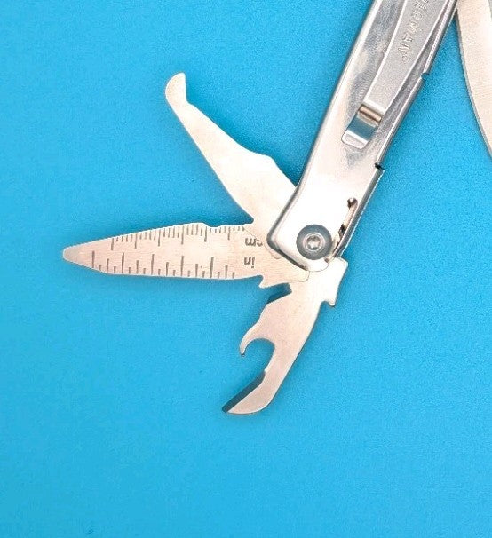 Leatherman Rev 3.8" Multi-Tool, Stainless!  With Sheath!