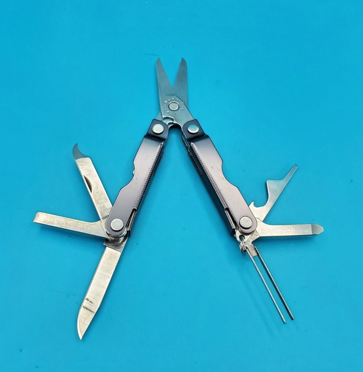 Leatherman Micra Multi-Tool, Knife, Scissors, Key Ring, Gray! *SOF GLSS*