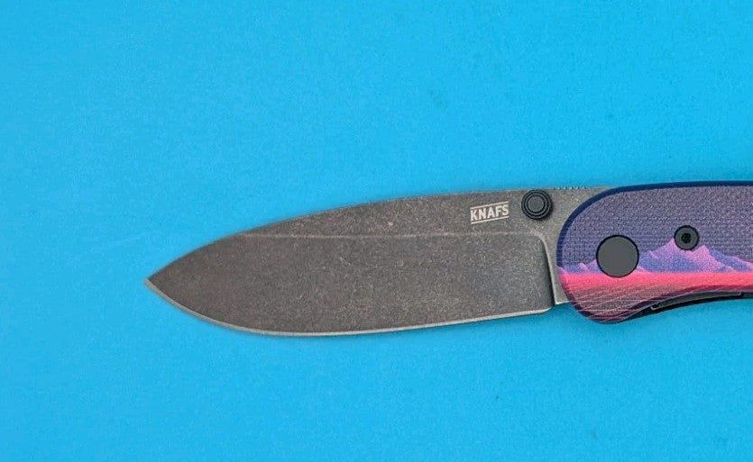 Knafs Limited Edition Lander -Mountain Sunrise - Liner Lock Plain Edge D2