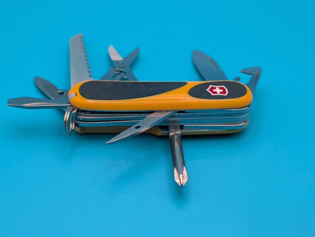 Victorinox EvoGrip S18 Yellow & Black Swiss Army Knife Multi Tool