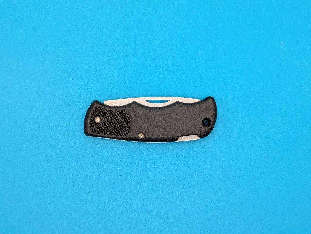 Cutco 1886 Plain Edge Blade USA Lockback Knife! Black Handle!