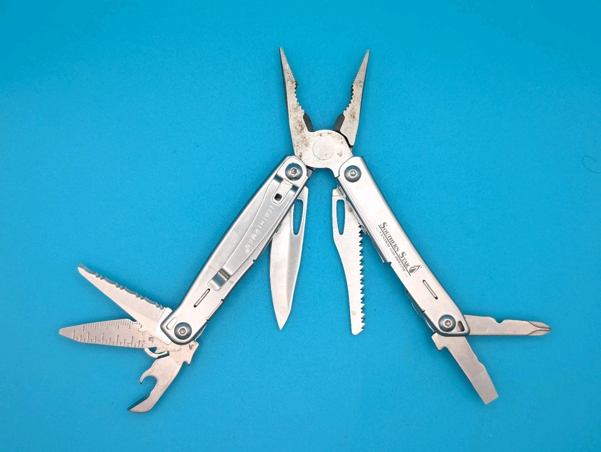 Leatherman Sidekick Multi-Tool, Knife, Pliers, Saw, Stainless! *SOUTHERN STAR*