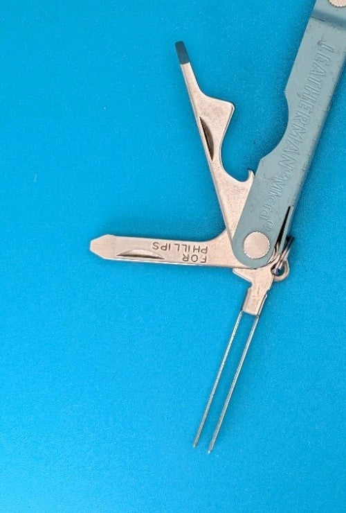 Leatherman Micra Multi-Tool, Knife, Scissors, Key Ring, Artic Blue!