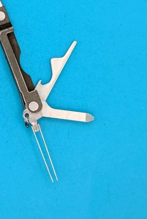 Leatherman Micra Multi-Tool, Knife, Scissors, Key Ring, Spruce!