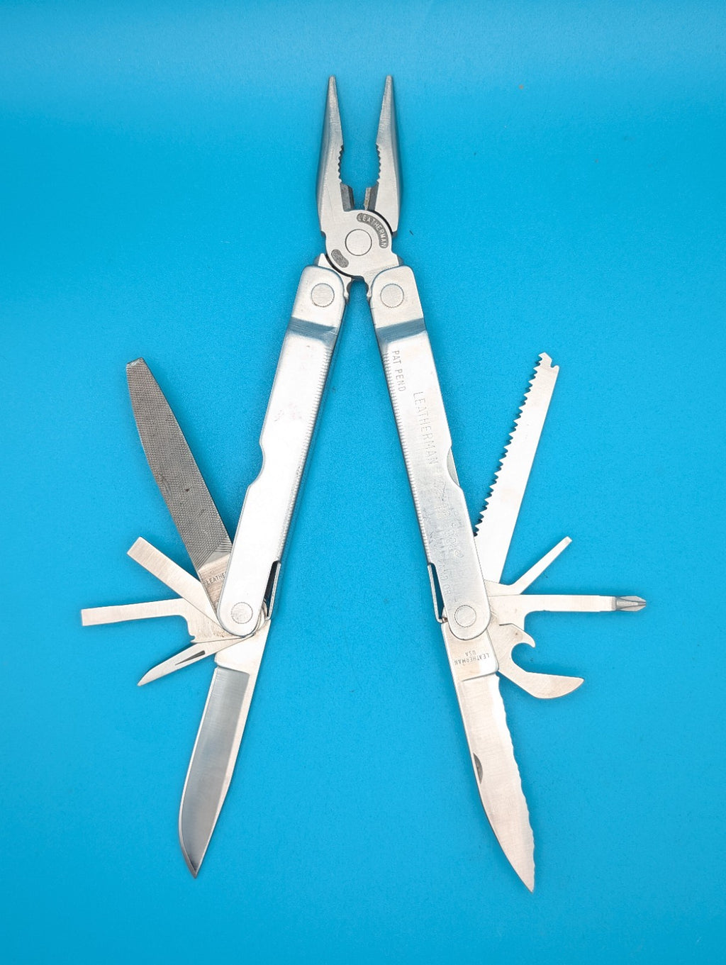LEATHERMAN Super TOOL Multi Function Tool PLIERS, Stainless! 09/96 DATE