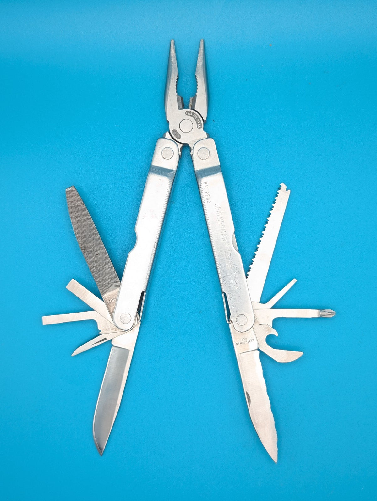 LEATHERMAN Super TOOL Multi Function Tool PLIERS, Stainless! 09/96 DATE
