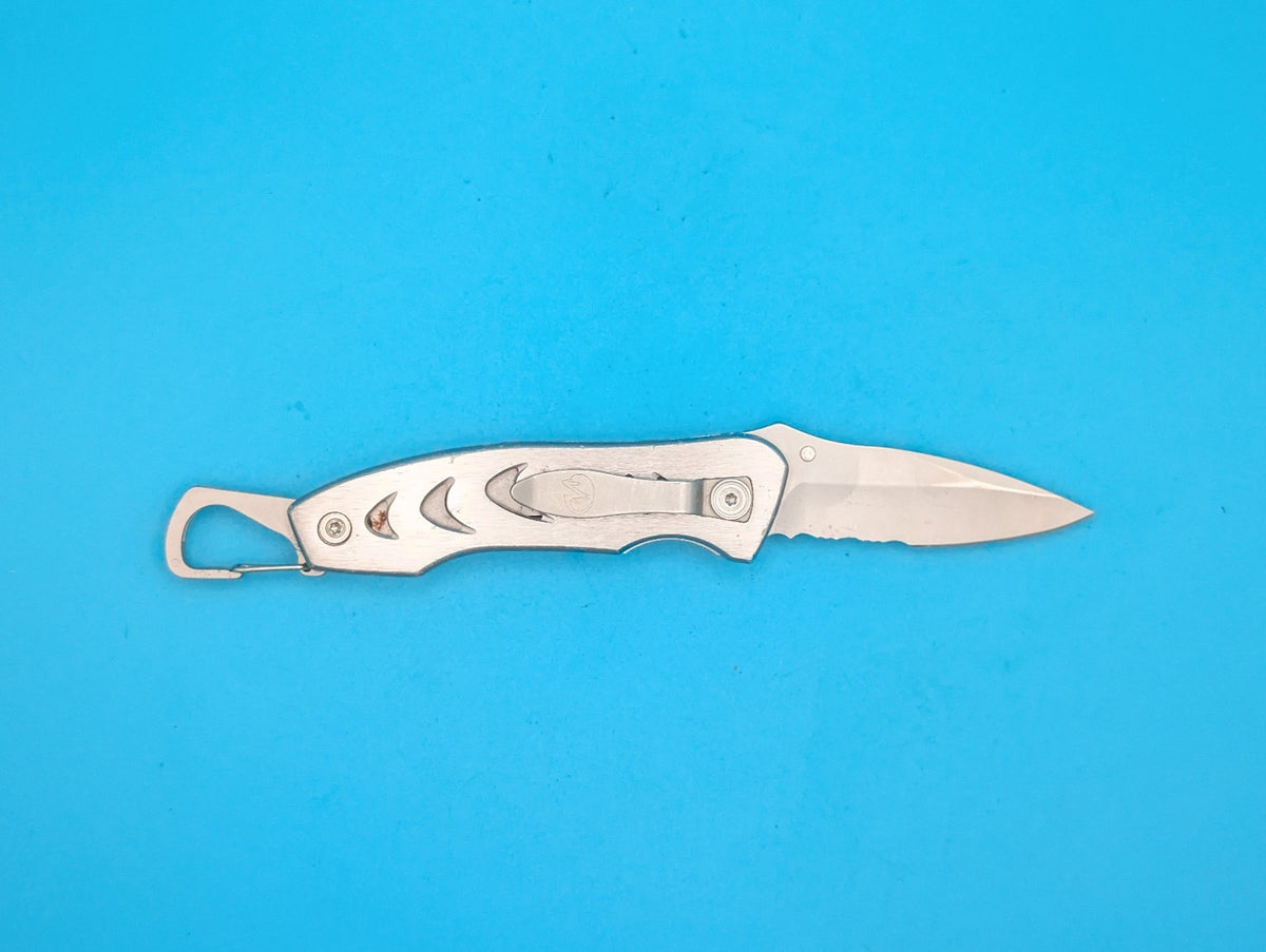 Retired Leatherman C303 Combo Edge Folding Pocket Knife!
