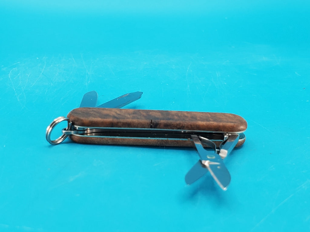 Victorinox Classic SD Walnut Wood Swiss Army Knife Multi Tool! 58mm
