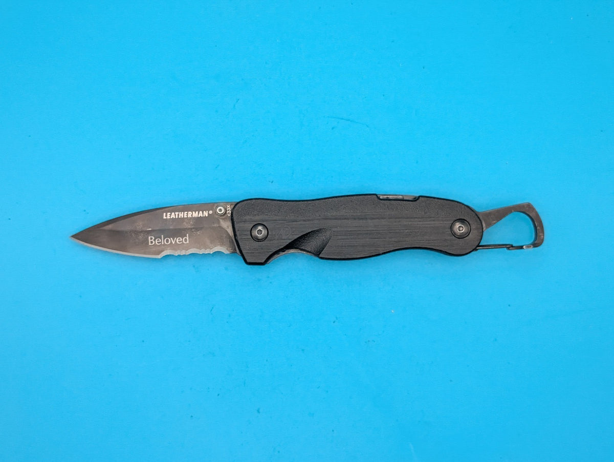 Leatherman Crater C33X Combo Edge Pocket Knife! Black!