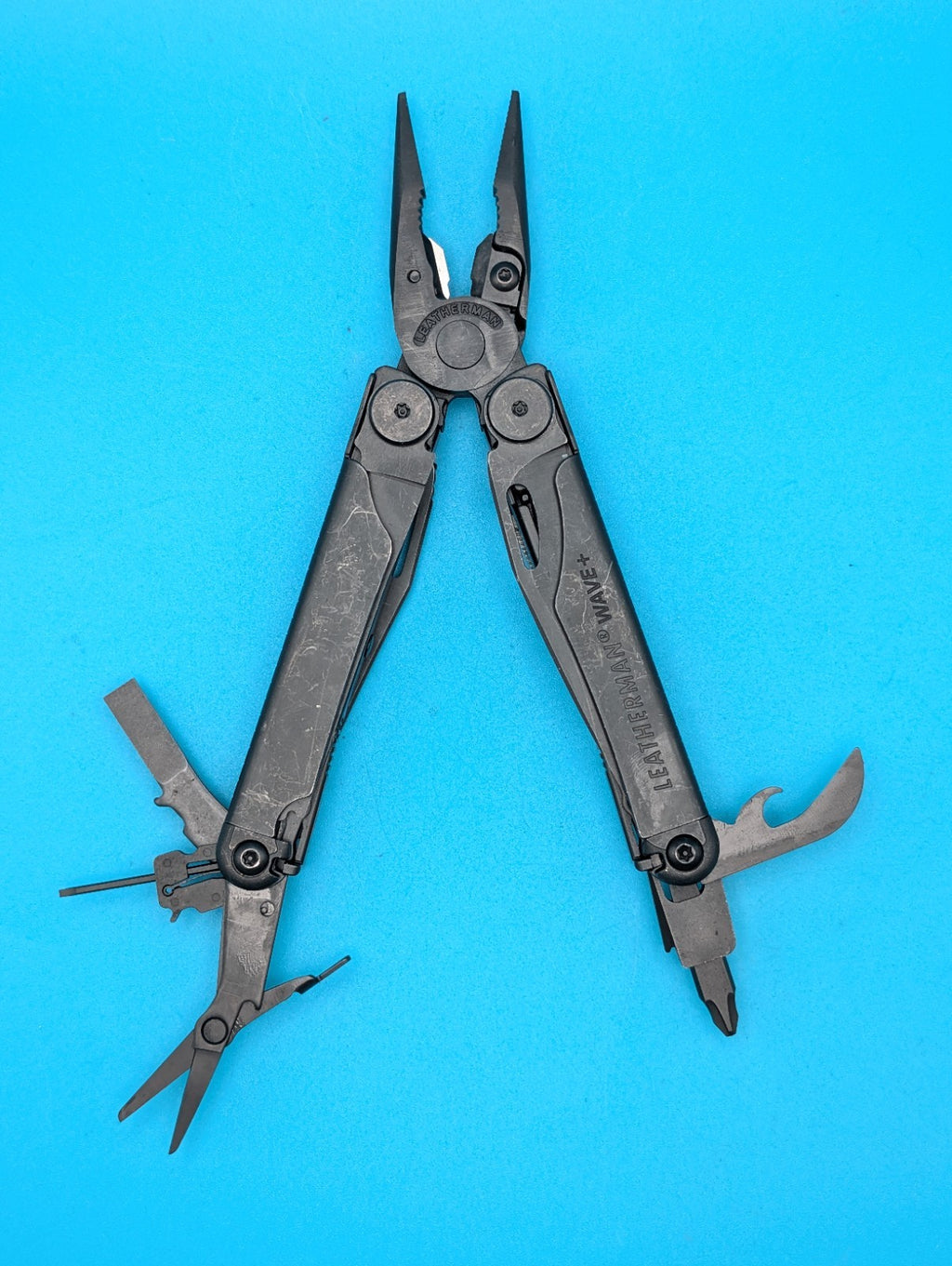 Leatherman Wave Plus + Multi-Tool! FAST SHIPPING! BLACK OXIDE!