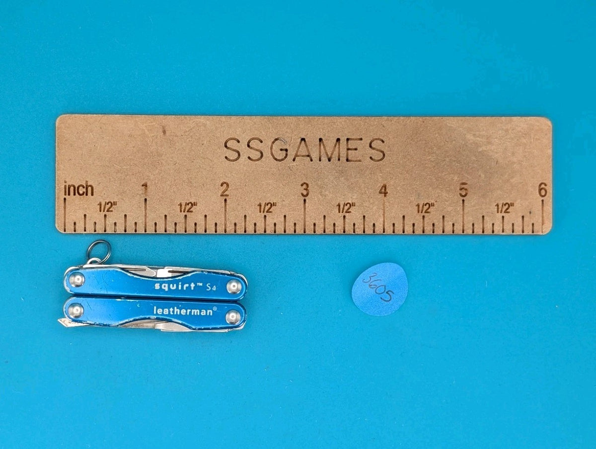 Leatherman Squirt S4 Multi-Tool, Key Ring, Retired, Blue