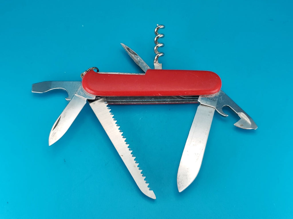 Victorinox Economy Camper Red Swiss Army Knife Multi Tool!