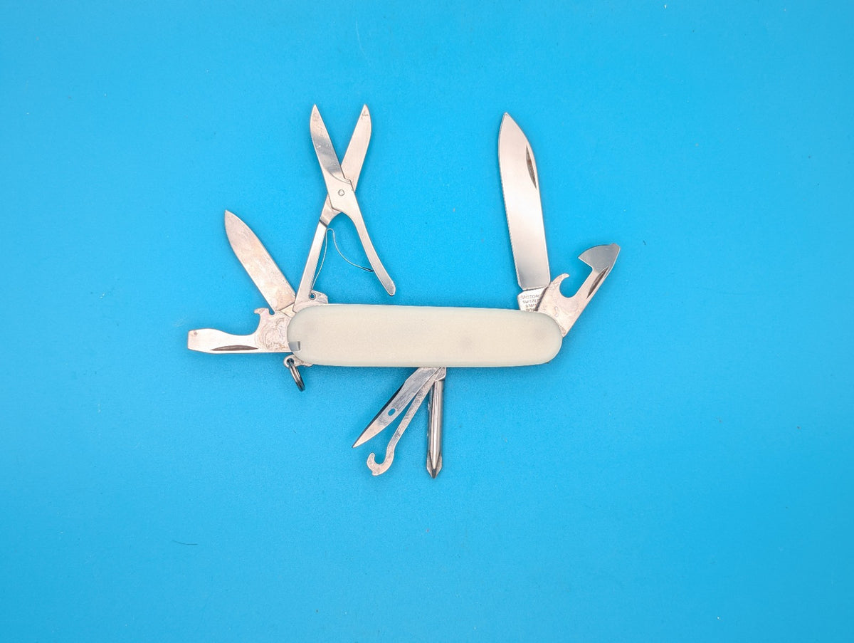 Custom Victorinox Super Tinker Glow in the Dark Swiss Army Knife Multi Tool!