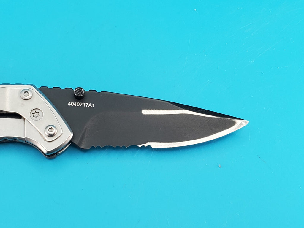 Gerber CONTRAST Manual Open Plain Edge Blade Pocketknife!