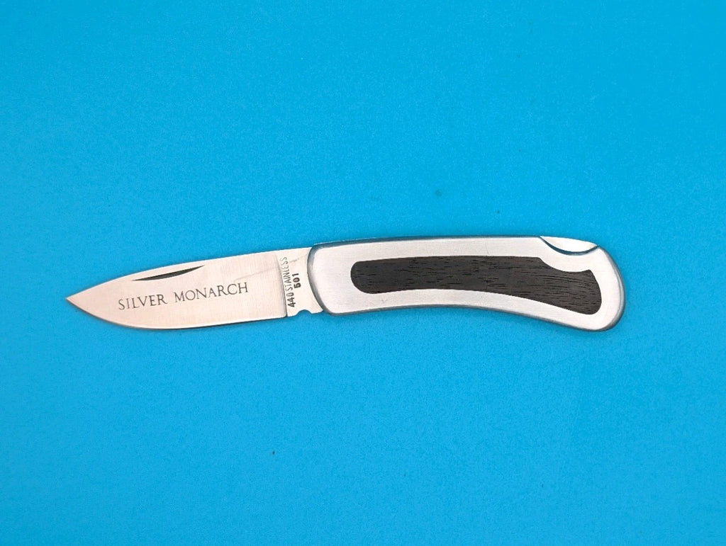 Vintage Silver Monarch C. I. 501 Pocket Knife Compass Industries CI Japan