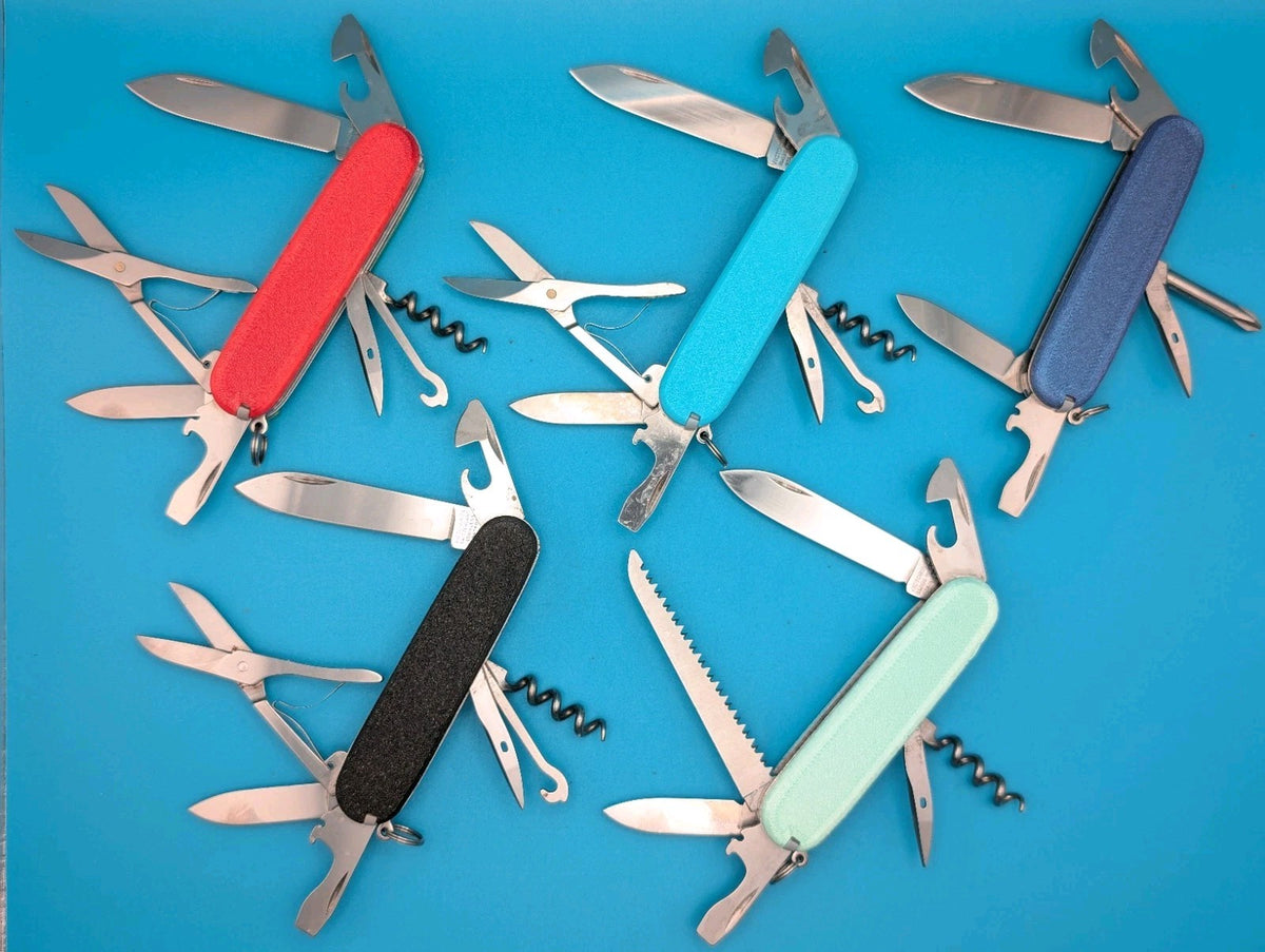 Custom Victorinox Variety Mix Swiss Army Knife Multi Tool! LOT OF 5!