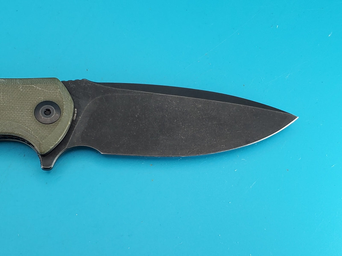 Civivi Praxis Flipper Pocket Knife Liner Lock Plain Edge Stonewashed Blade!