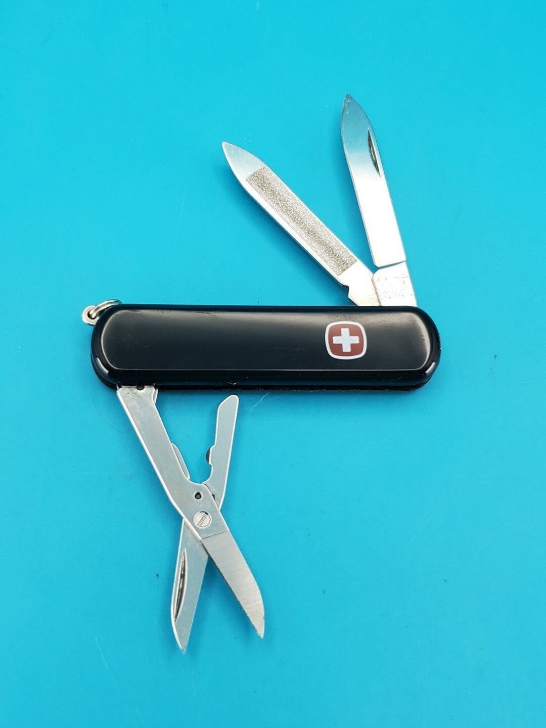 Wenger Esquire Swiss Army Knife Multi Tool! Black! DENSMORE TOOL 50 YEARS