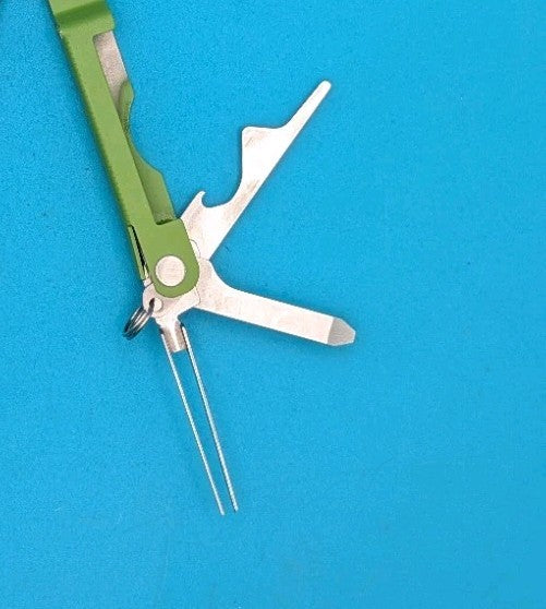 Leatherman Micra Multi-Tool, Knife, Scissors, Key Ring, Teal Twist!