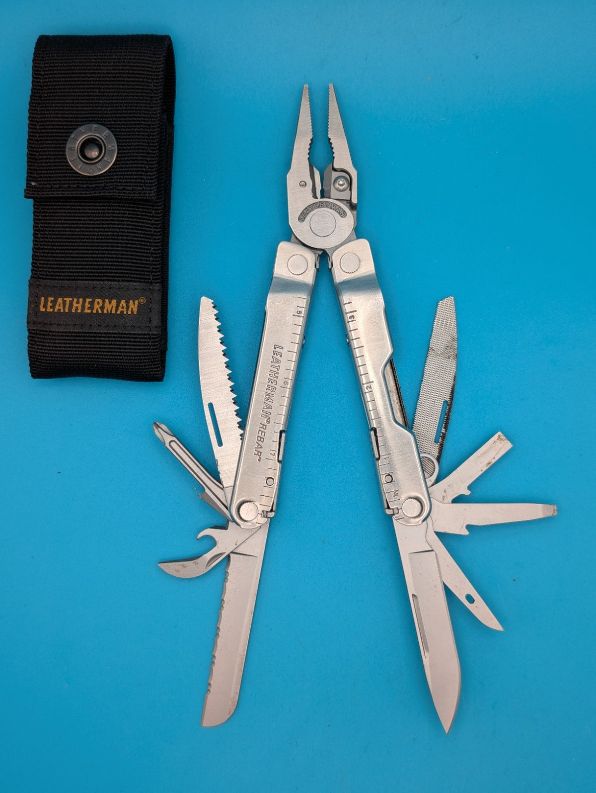 Leatherman Rebar Multi-Tool! Stainless! With Sheath!