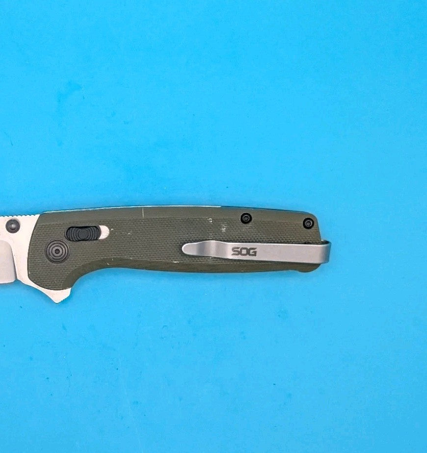 Sog Terminus XR 2.95" D2 Steel Blade Folding Knife! Green!
