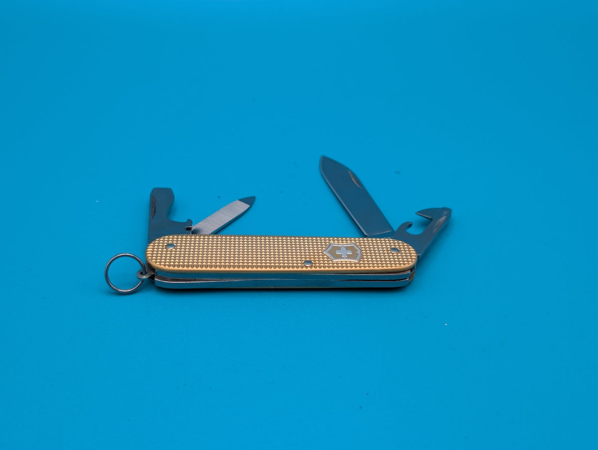 Victorinox Cadet 2019 Limited Run - Gold Alox Swiss Army Knife Multi Tool!