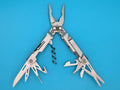 SOG Powerlitre Screwdriver Corkscrew Needlenose Pliers Knife Multi Tool! Silver