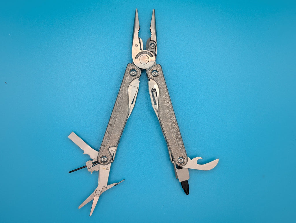 Retired New Leatherman Charge+ TTi Titanium Multi-Tool S30V Nylon Sheath