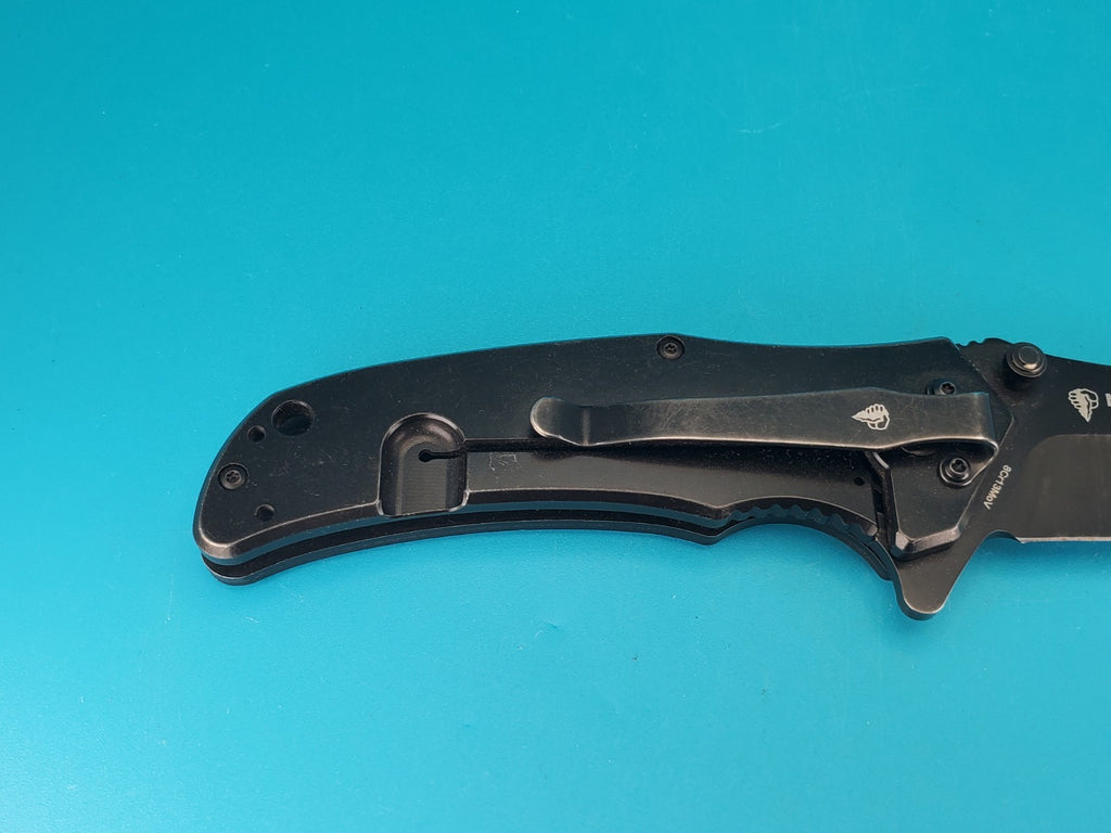 MODEONE KNIVES MO-FK-003-6 Plain Edge Frame Lock Black Folding Pocket Knife!