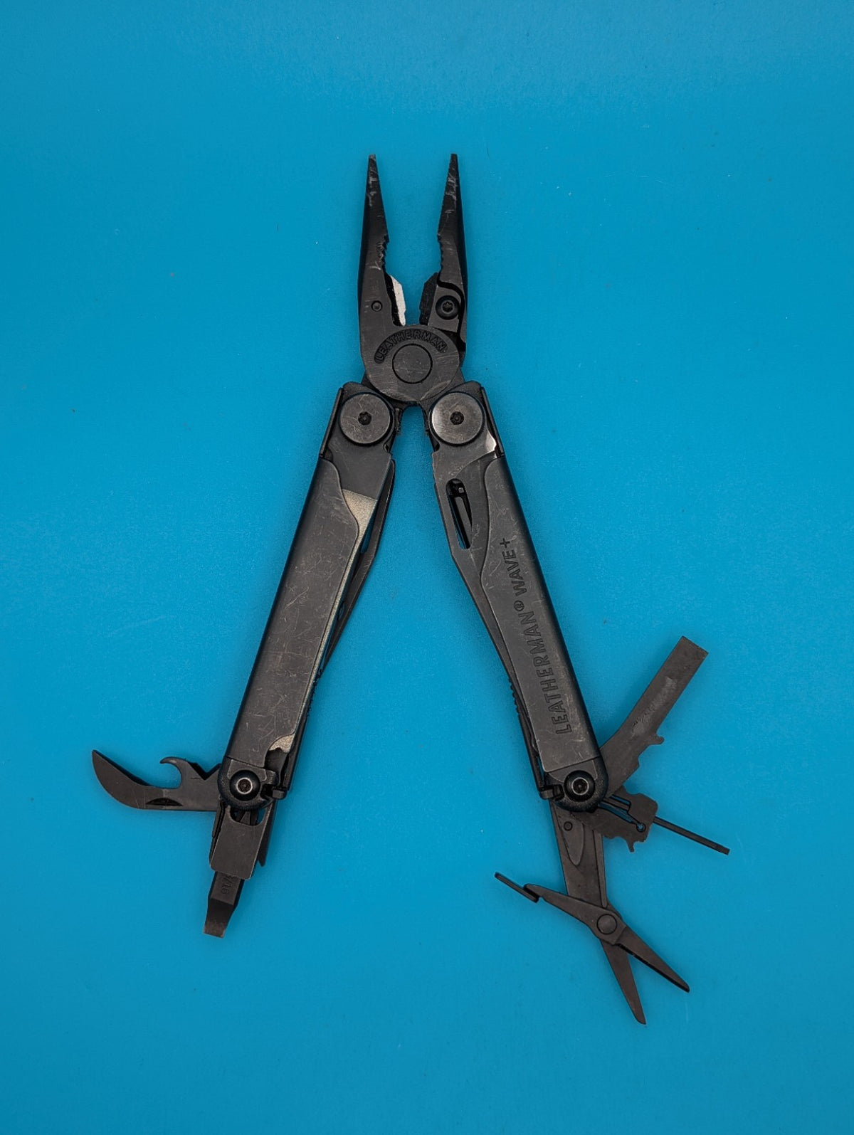 Leatherman Wave Plus + Multi-Tool! FAST SHIPPING! BLACK OXIDE!