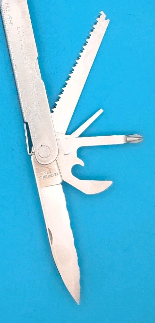 LEATHERMAN Super TOOL Multi Function Tool PLIERS, Stainless! 08/00 DATE