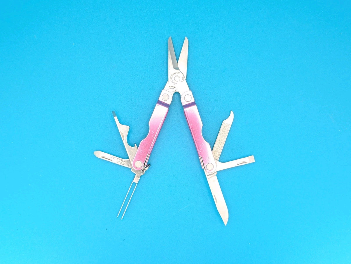 Leatherman Micra Multi-Tool Knife Scissors Key Ring! MIXED COLORS! LOT OF 5!