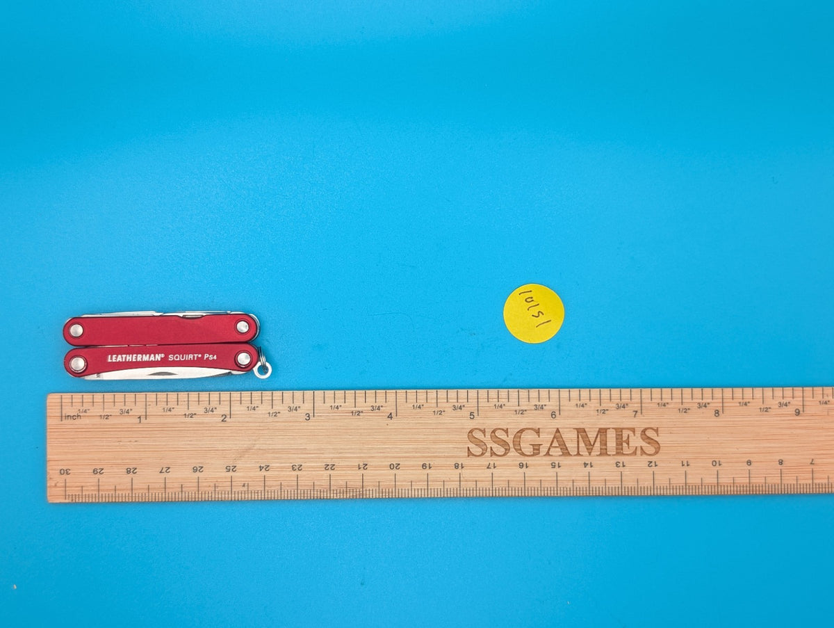 Leatherman SQUIRT PS4 Multi-Tool With Pliers Scissors Knife RED!