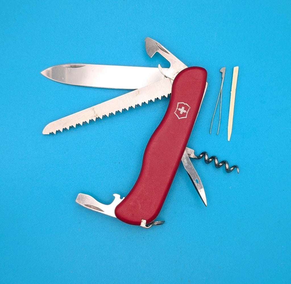 Victorinox Forester Red Original Slide Lock Swiss Army Knife Multi Tool! 111mm