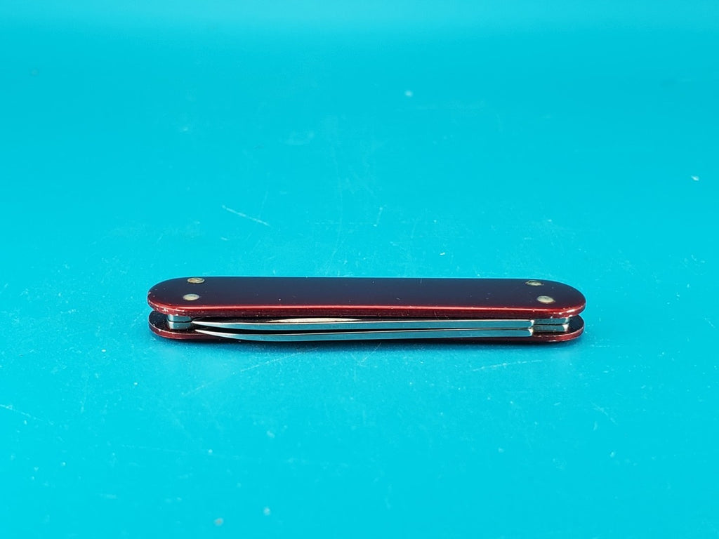 Vintage Victorinox Swiss Army Knife Red Smooth Alox Companion 58mm