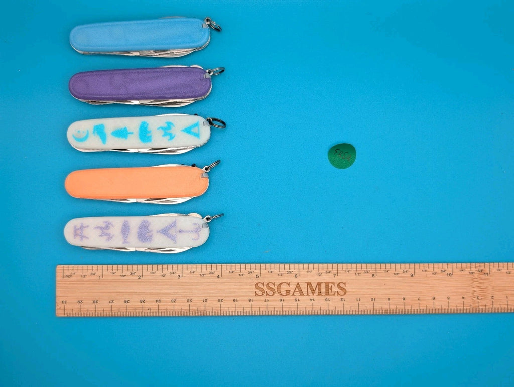 Custom Victorinox Glow in the Dark Swiss Army Knife Multi Tool! LOT OF 5!