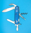 Wenger Commander Blue Translucent Swiss Army Knife Multi Tool!